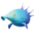 Icon for the Icy Blowhog, from Pikmin 4's Piklopedia.