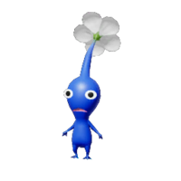 Icon for the Blue Pikmin, from Pikmin 4's Piklopedia.