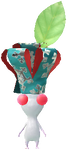 A White Restaurant Decor Pikmin with Chef Hat (Rare) decor from Pikmin Bloom.