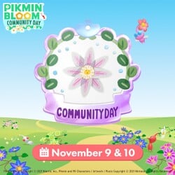 Promotional image for the November 2024 Community Day.