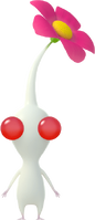 A White Flower Pikmin from Pikmin 4.