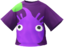 "Purple Pikmin Printed T-shirt" Mii shirt part in Pikmin Bloom. Original filename is icon_of0150_Shi_TStandard1_c18.