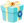 Small reverse valentines day gift pack icon.