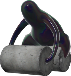 A render of the Waterwraith from Pikmin 4.