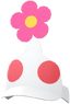"Pikmin Sun Visor (White)" Mii head item part in Pikmin Bloom.