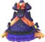 "Ball Gown (Halloween Colors)" Mii costume part in Pikmin Bloom