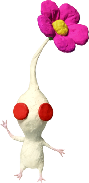 File:White Pikmin P2 art.png