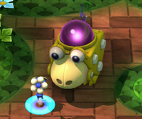 A Yellow Bulborb in Pikmin Adventure.
