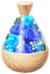A full jar of blue rose petals from Pikmin Bloom.