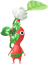 A red Decor Pikmin with the Park costume.