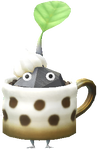 A Rock Café Decor Pikmin with Coffee Cup decor from Pikmin Bloom.