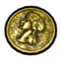 The Treasure Hoard icon of the Lustrous Element in the Nintendo Switch version of Pikmin 2.