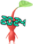 A Red Special Decor Pikmin with 2024 Glasses decor from Pikmin Bloom.