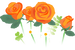 Texture for yellow anniversary rose flowers on the map in Pikmin Bloom.