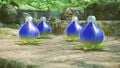 4 closed Candypop Buds in Pikmin 3.