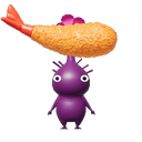 Icon for the Tail-End Purple Pikmin, from Pikmin 4's Decopedia.