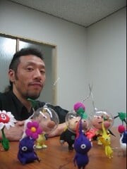 Wataru Yamaguchi, the clay artist for Pikmin 2.
