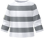 "Striped Shirt (Gray)" Mii top part in Pikmin Bloom.