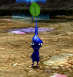 Discovering a Blue Pikmin in Pikmin 2.
