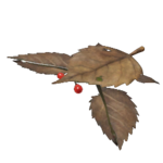 Icon for the Desiccated Skitter Leaf, from Pikmin 4's Piklopedia.