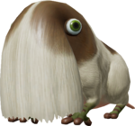 A render of a Bearded Amprat from Pikmin 4.