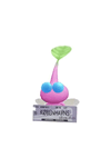 An animation of a Winged Pikmin with a Ticket from Pikmin Bloom.