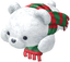 "Head Plushie (Polar Bear)" Mii head item part in Pikmin Bloom.