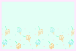 An event postcard in Pikmin Bloom, for Ice Cream 2023.