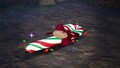 The treasure being carried by multiple Red Pikmin.
