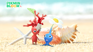 Promotional image for the 2025 Coral Event in Pikmin Bloom.
