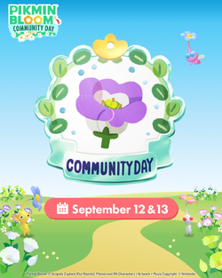 Promotional image for the September 2026 Community Day.