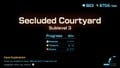 The loading screen for the Secluded Courtyard in Pikmin 4.