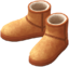 "Sheepskin Boots (Camel)" Mii shoes part in Pikmin Bloom. Original filename is <code>icon_of0160_Sho_MoutonBoot1_c00</code>.
