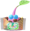 A special event Winged Decor Pikmin wearing a 1st anniversary snack sleeve.
