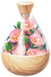 A full jar of white carnation petals from Pikmin Bloom.