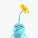 Nintendo Switch Online Pikmin 4 character icon element of an Ice Pikmin.