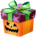 A special Halloween themed Mystery Box from Pikmin Bloom, used during the 2023 Halloween event.