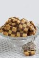 Real world checkerboard cookies.