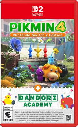 American box art for Pikmin 4 – Nintendo Switch 2 Edition + Dandori Academy.