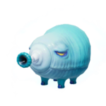 Icon for the Snowy Blowhog, from Pikmin 4's Piklopedia.