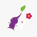 Nintendo Switch Online Pikmin 4 character icon element of a Purple Pikmin and a White Pikmin.