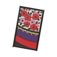 Icon for the Talisman of Life (Cherry Blossom), from Pikmin 4's Treasure Catalog.