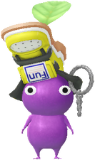 運動鞋鑰匙圈 紫皮克敏