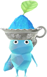 An Ice Special Decor Pikmin with Color Powder decor from Pikmin Bloom.