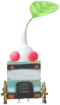 A White Decor Pikmin with Bus Stop decor.