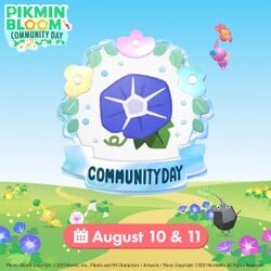 Promotional image for the August 2024 Community Day.