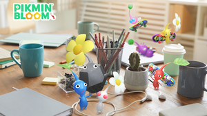 The banner image for the announcement of the "Roll On with the Fingerboard Decor Pikmin!" event during June, 2023.