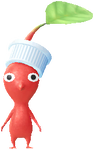 A Red Corner Store Decor Pikmin with Bottle Cap decor from Pikmin Bloom.