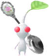 A White Special Decor Pikmin with Afternoon Tea decor from Pikmin Bloom.