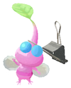 Lifelog artwork of a Winged Stationery Store Decor Pikmin with Stationery decor from Pikmin Bloom.